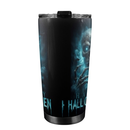 Happy Hello Ween 20oz Mobile Tumbler with Lid (Black Lock)