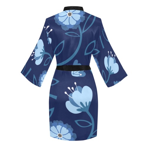 Floral Long Sleeve Kimono Robe