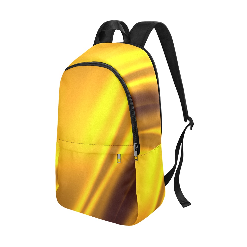 Gold Stripe Fabric Backpack for Adult (Model 1659) | ID: D6775436