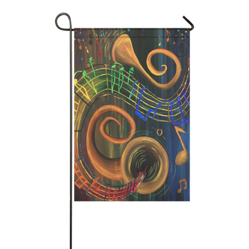 The ART of Music Garden Flag 12‘’x18‘’(Twin Sides)