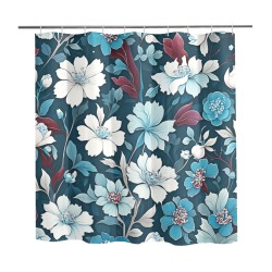 Fabulous Florals 28 Shower Curtain 69"x70"