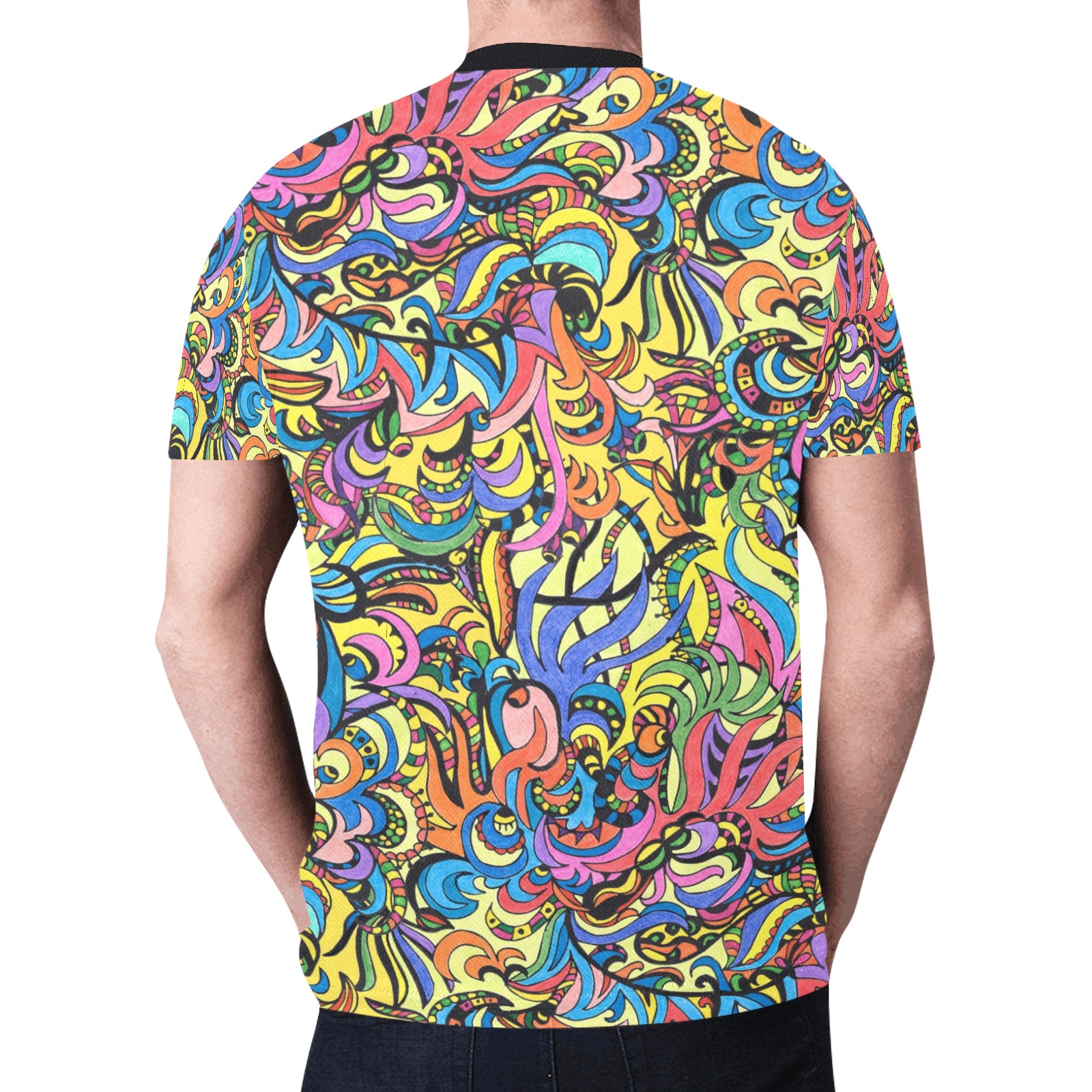 Mariana Trench New All Over Print T-shirt for Men (Model T45)