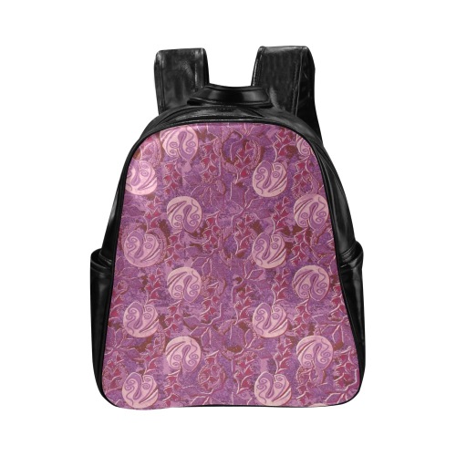 Chic in pink Multi-Pockets Backpack (Model 1636)