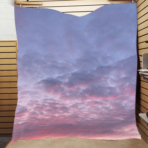 Morning Purple Sunrise Collection Quilt 60"x70"