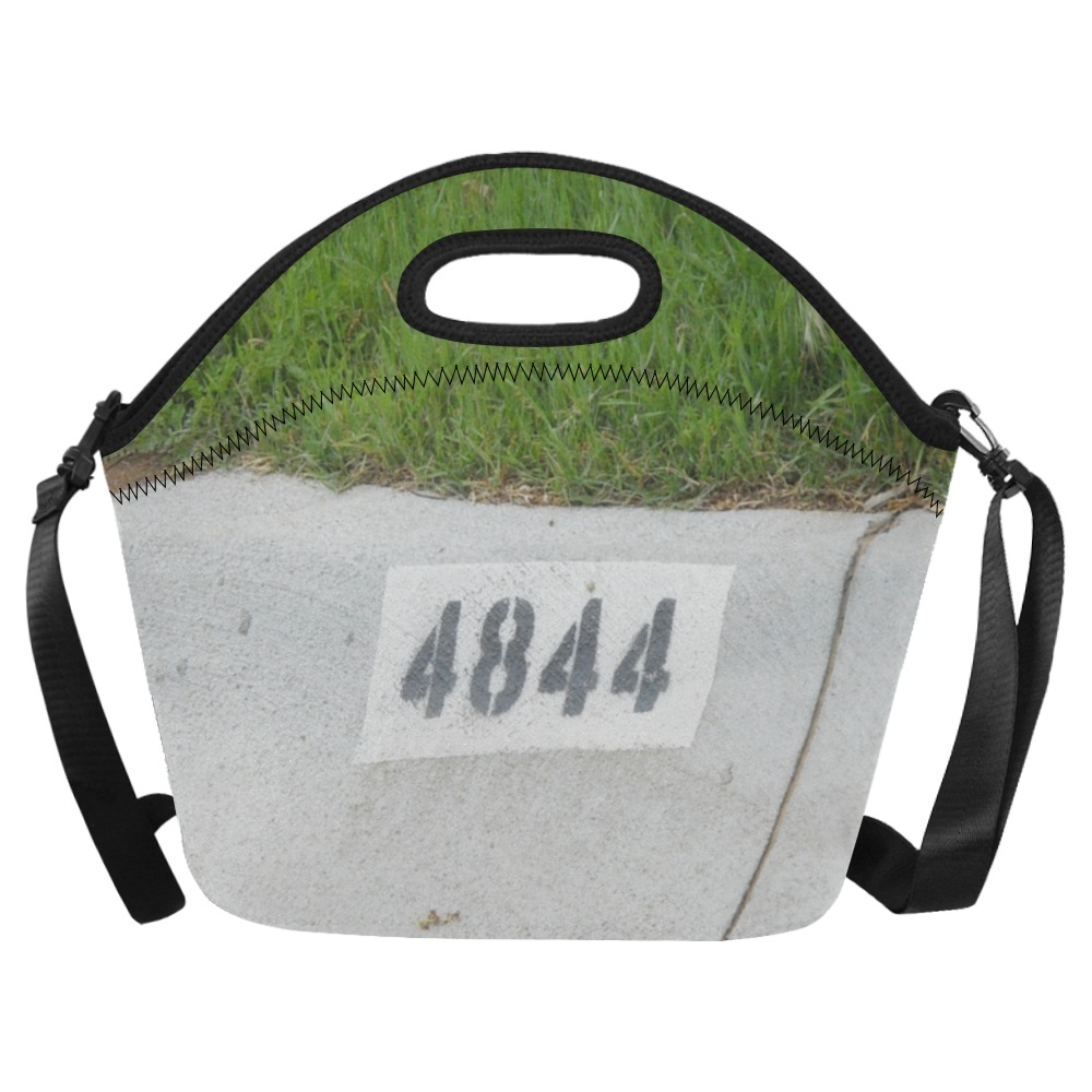 Street Number 4844 Neoprene Lunch Bag/Large (Model 1669)
