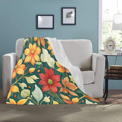 Fabulous Florals 9 Ultra-Soft Micro Fleece Blanket 40"x50"