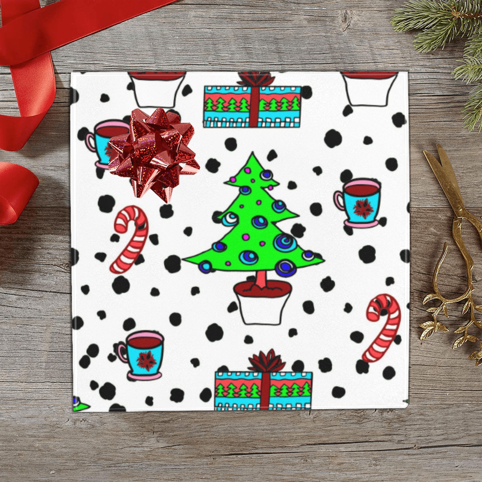 It`s cold outside Gift Wrapping Paper 58"x 23" (4 Rolls)