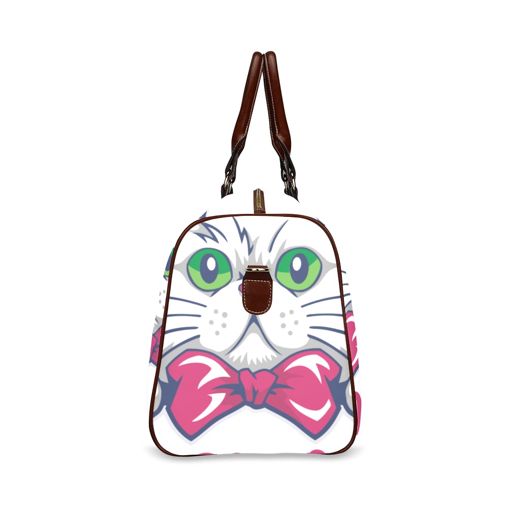 Beautiful Cat Bag Waterproof Travel Bag/Large (Model 1639)