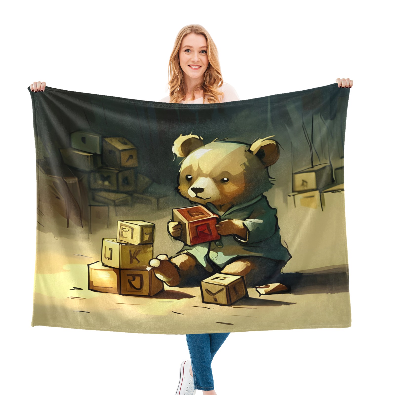 Little Bears 9 Ultra-Soft Micro Fleece Blanket 60"x50"