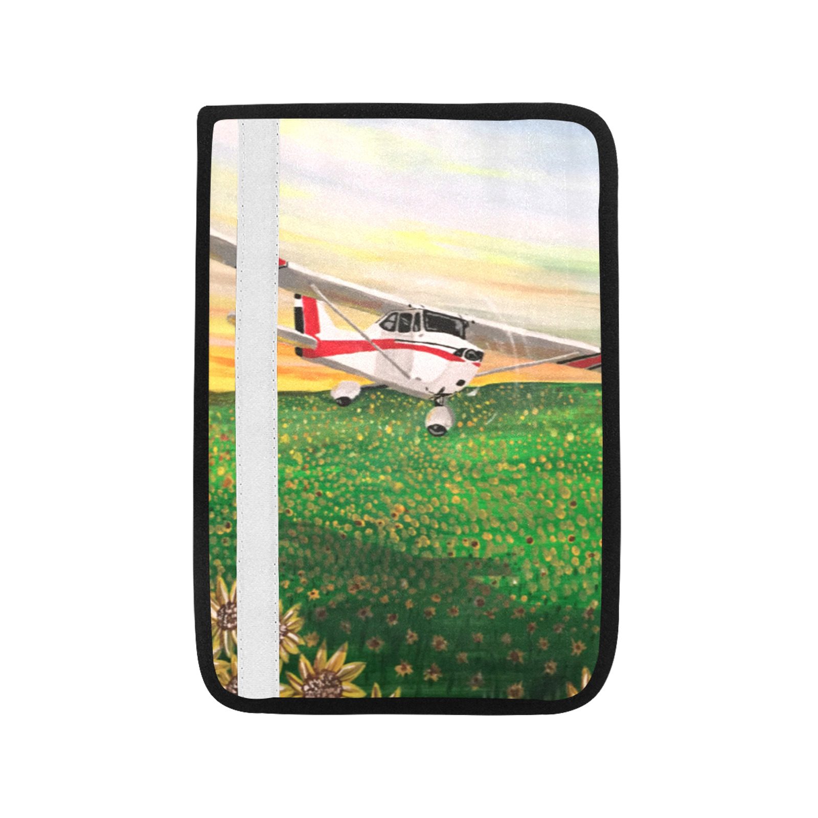 The Flight Of Sunflowers Car Seat Belt Cover 7''x10''