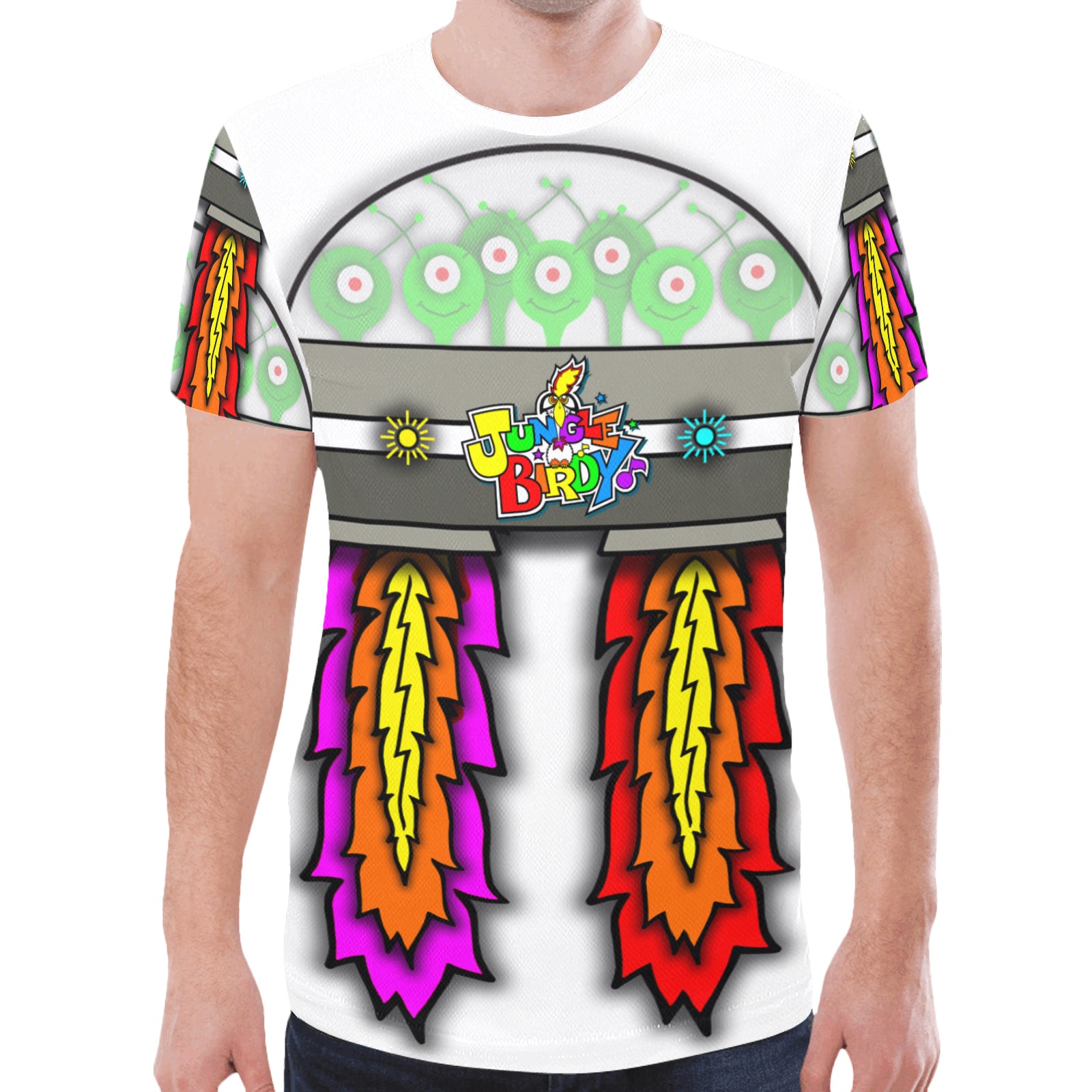 ITEM 07 _ UFO - T-SHIRT New All Over Print T-shirt for Men (Model T45)
