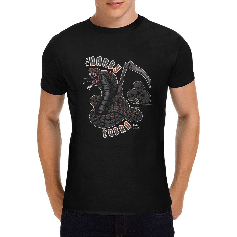The Harby Cobra Men's T-Shirt in USA Size (Front Printing Only)