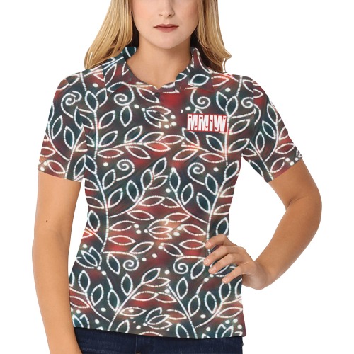 MMIW womens Women's All Over Print Polo Shirt (Model T55)