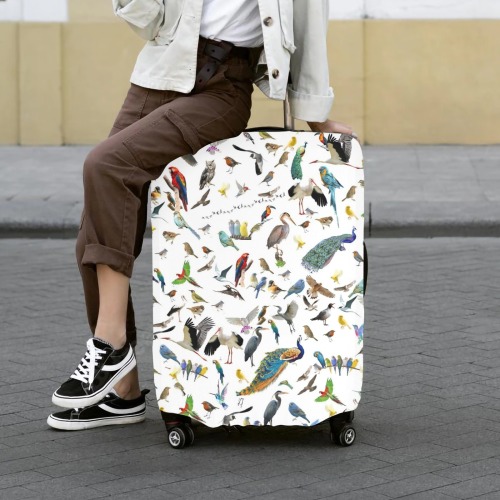 oiseaux Luggage Cover/Extra Large 28"-30"