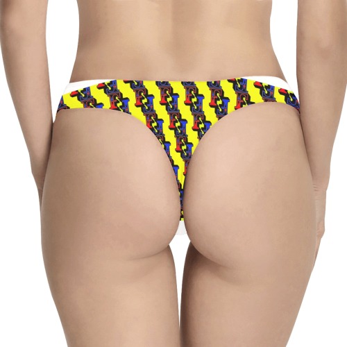 The Fy Women's All Over Print Thongs (Model L30)