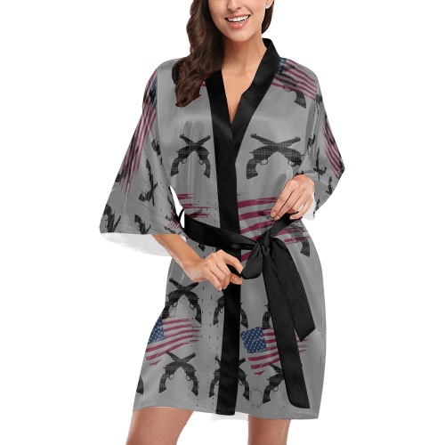 American Theme print 33A272CC-E0B9-4F3E-8D91-1D10085057D4 Kimono Robe