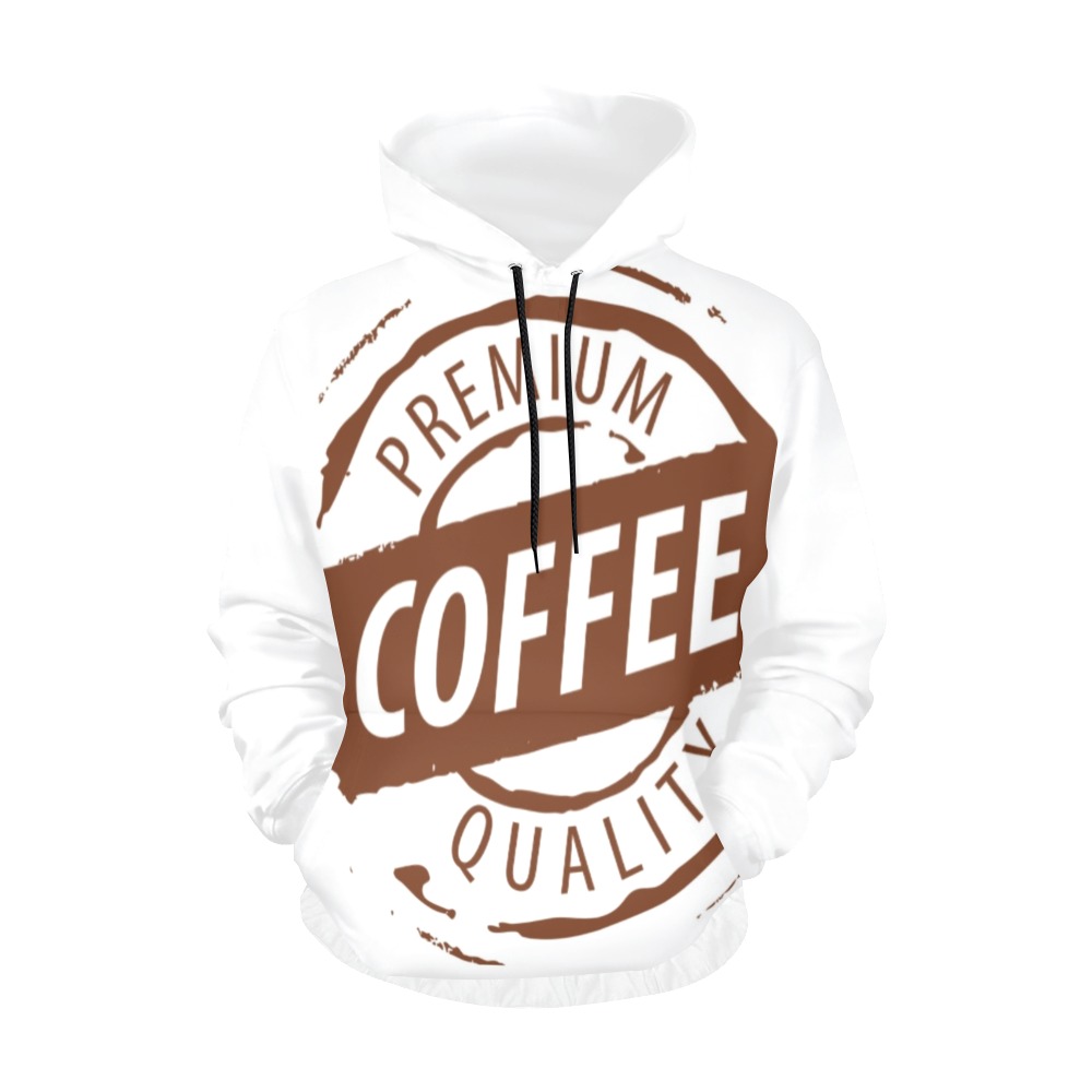 PREMIUM COFFEE All Over Print Hoodie for Men (USA Size) (Model H13)