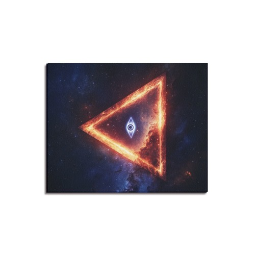 Triangular Vision Upgraded Canvas Print 16"x20"