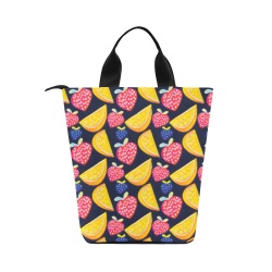 Fruit mix pattern Nylon Lunch Tote Bag (Model 1670)