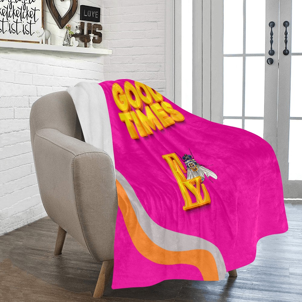 Good Times Collectable Fly Ultra-Soft Micro Fleece Blanket 50"x60"