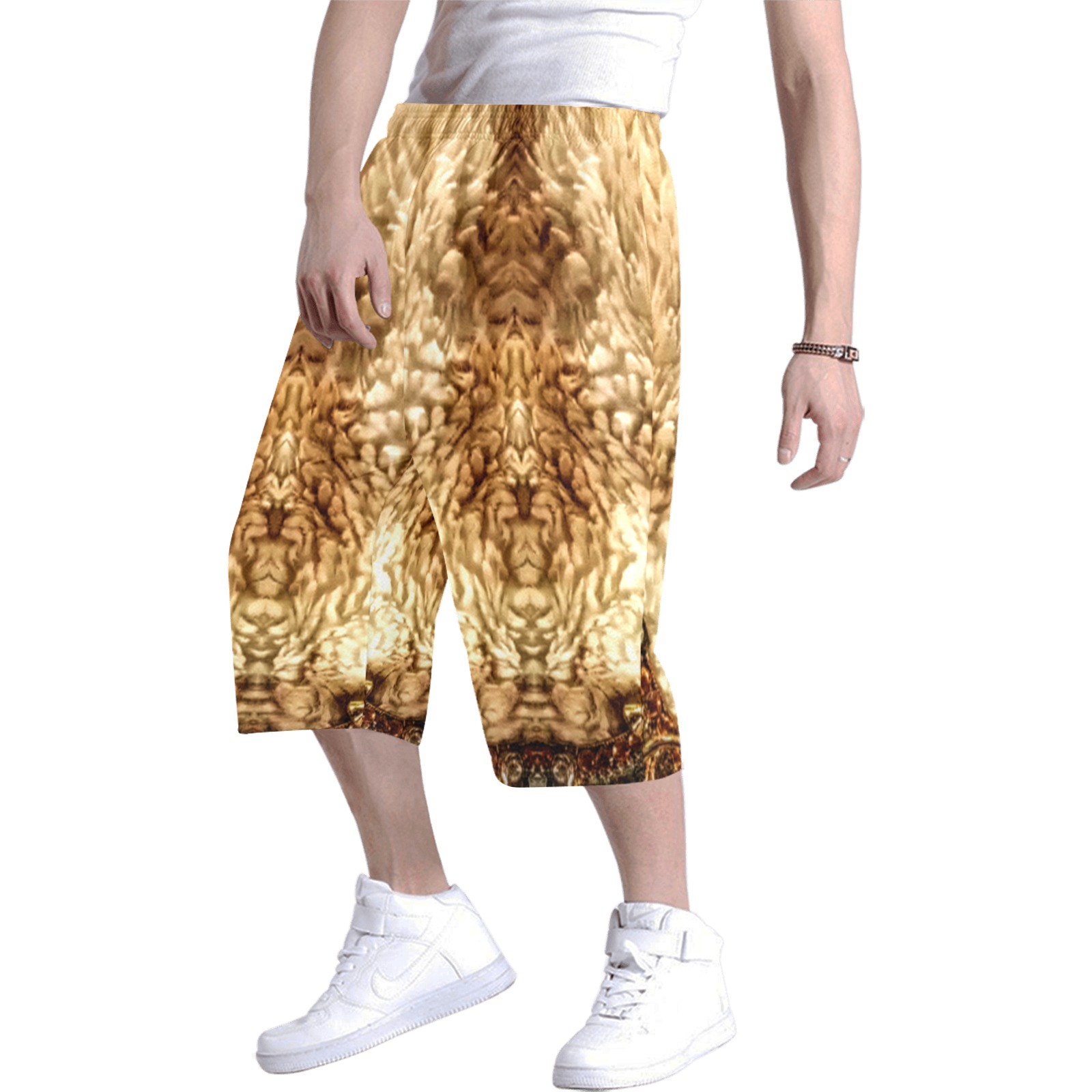 Armalanikai Art Design Polynesian Styleshorts Men's All Over Print Baggy Shorts (Model L37)