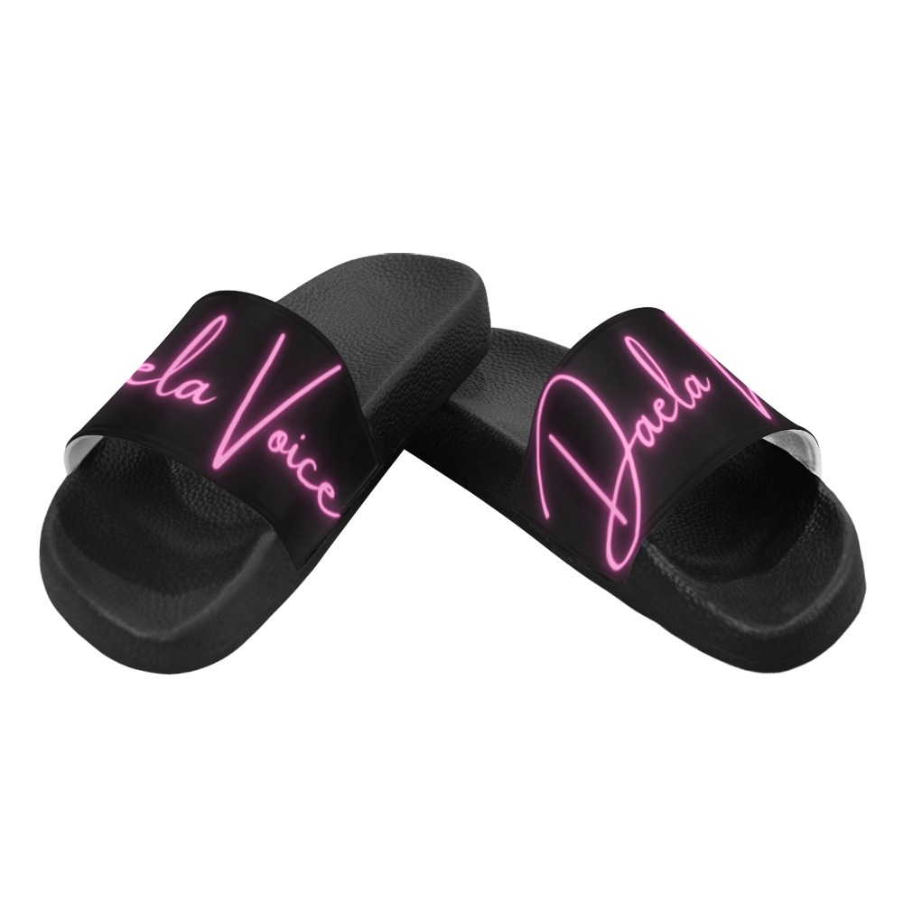 Keep'n It Movin (Black) Men's Slide Sandals (Model 057)
