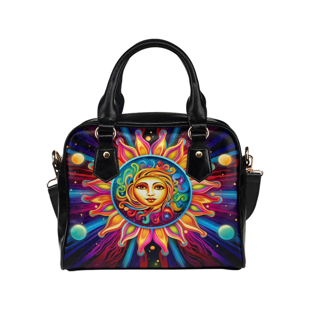 COSMIC SUN Shoulder Handbag (Model 1634)