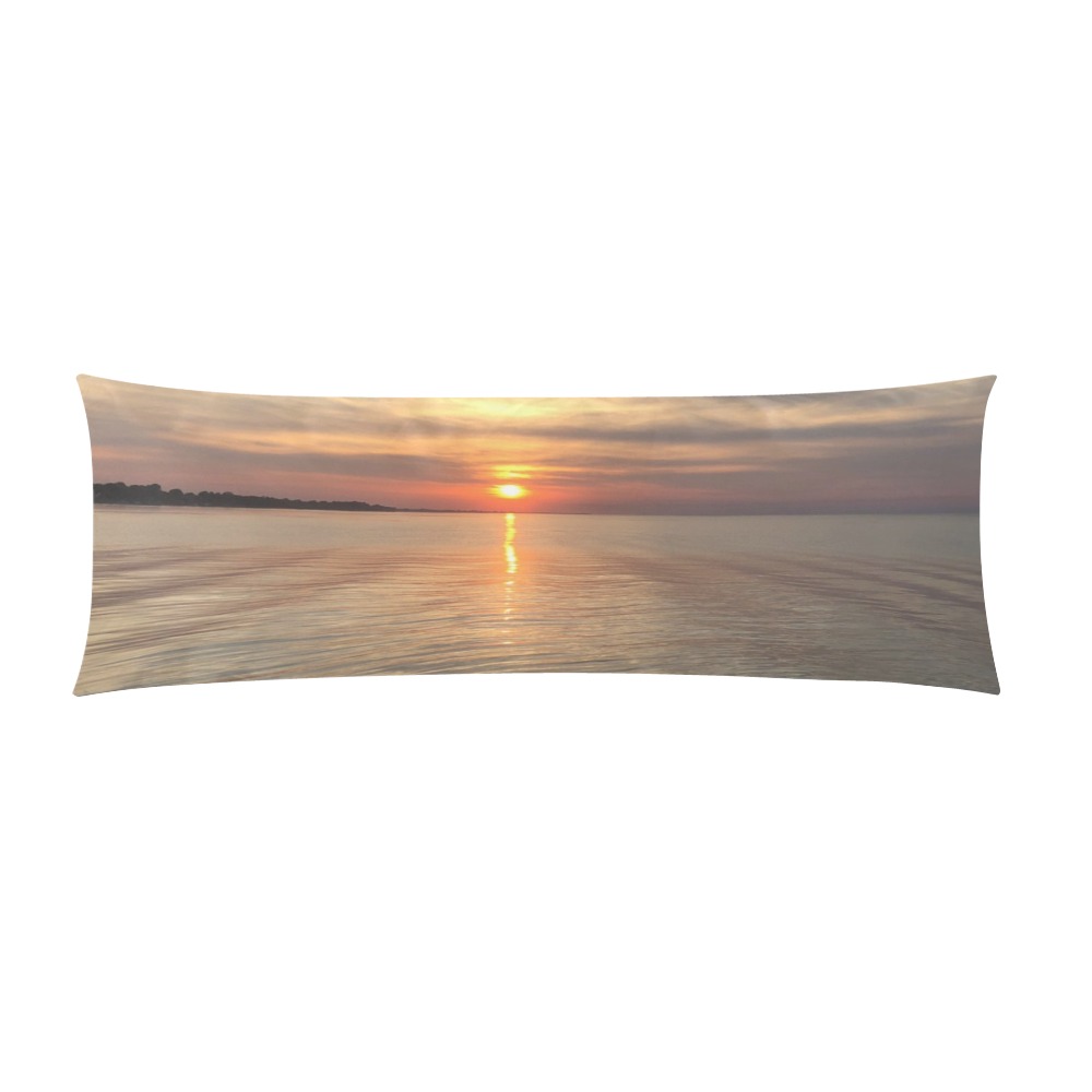 Early Sunset Collection Custom Zippered Pillow Case 21"x60"(Two Sides)