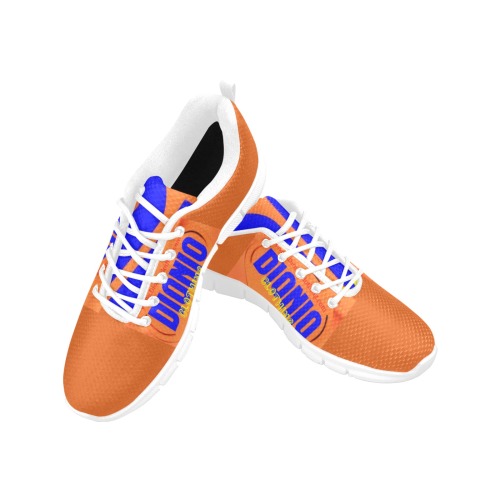 DIONIO - Orange Krush Men's Breathable Running Shoes (Model 055)