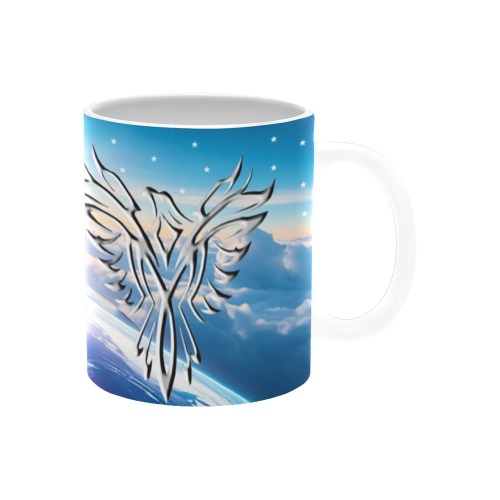 Silver Eagle Sunrise White Mug(11OZ)