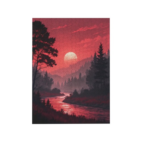 Crimson Moonrise