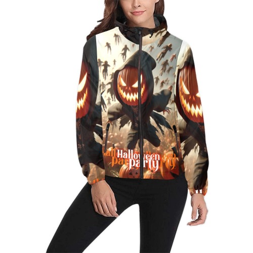 halloween efChannel27 Unisex All Over Print Windbreaker (Model H23)