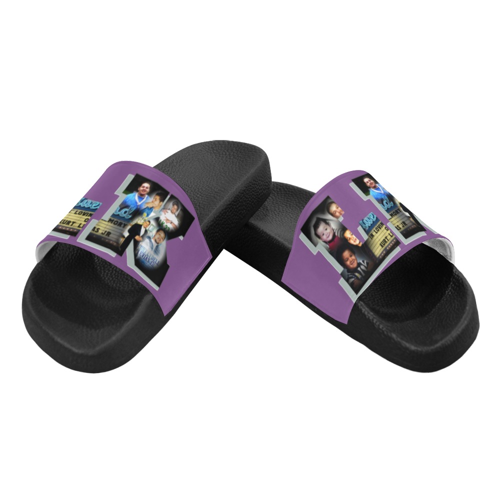 Purple LK ETP Women's Slide Sandals (Model 057)