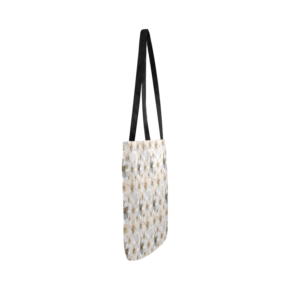 White Lillies Reusable Shopping Bag Model 1660 (Two sides)