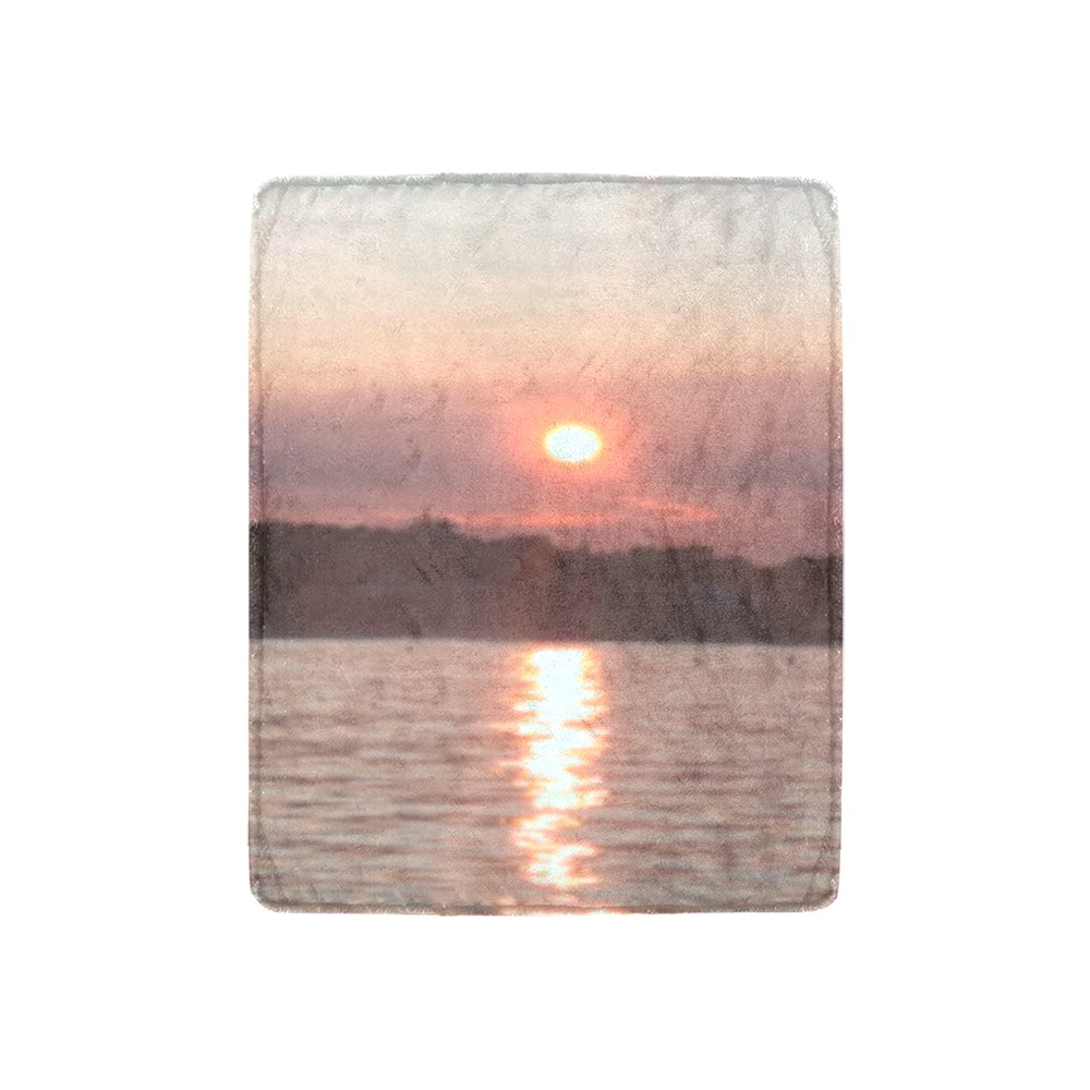 Glazed Sunset Collection Ultra-Soft Micro Fleece Blanket 30''x40''