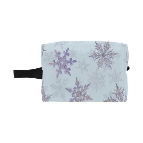 Snowflakes Winter Christmas time pattern Wash Bag (Model 1721)