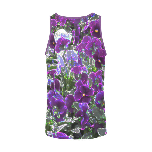 Field Of Purple Flowers 8420 Men's All Over Print Tank Top (Model T57)