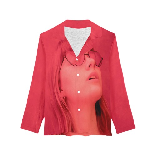Jessie Jean Shirt 2 Women's Long Sleeve Pajama Shirt