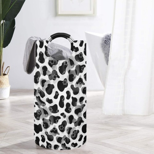 Cowhide by Artdream Round Laundry Bag