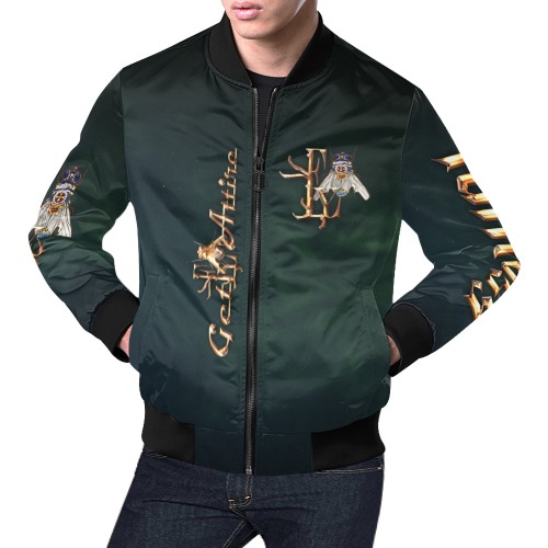 Fantasy Collectable Fly All Over Print Bomber Jacket for Men (Model H19)