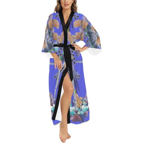 paons 4 Long Kimono Robe