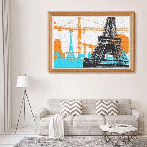WE BUILT THIS CITY PARIS 1000-Piece Wooden Photo Puzzles