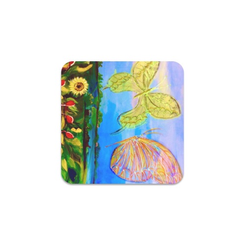 butterflies Square Coaster