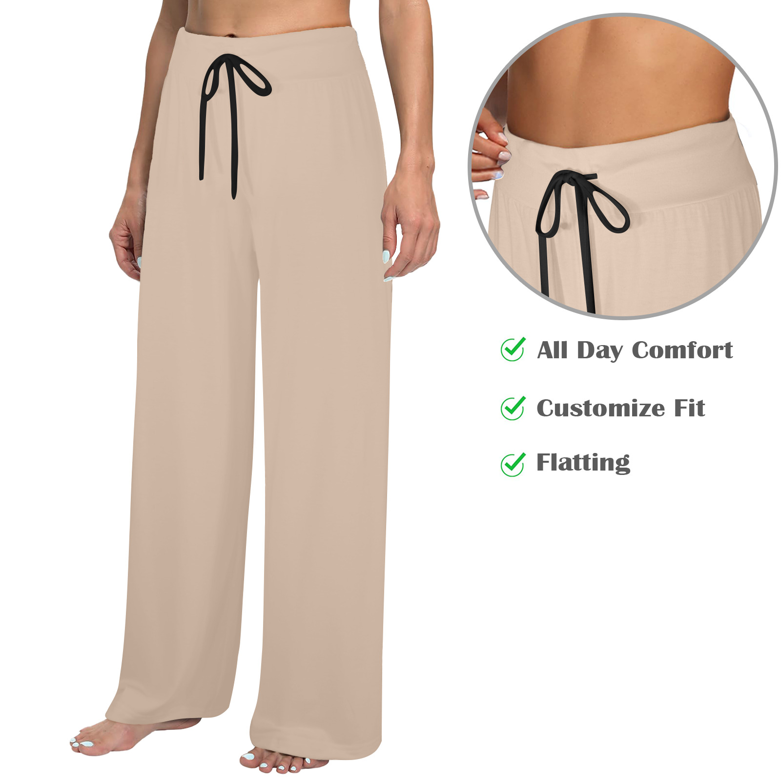 Fantastico Original Women's Wide Leg Lounge Pants (Model L77)