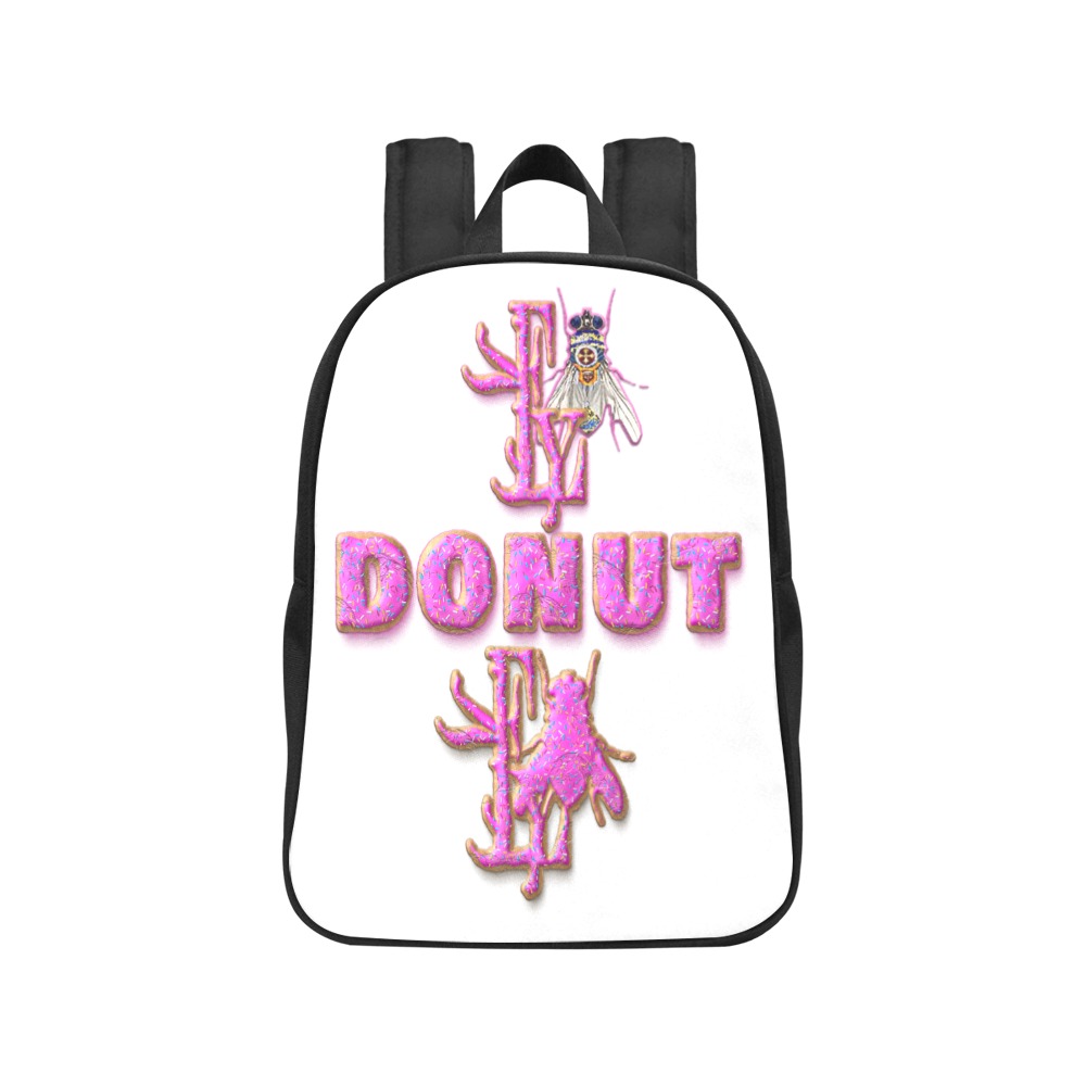 Donut Collectable  Fly Fabric School Backpack (Model 1682) (Medium)