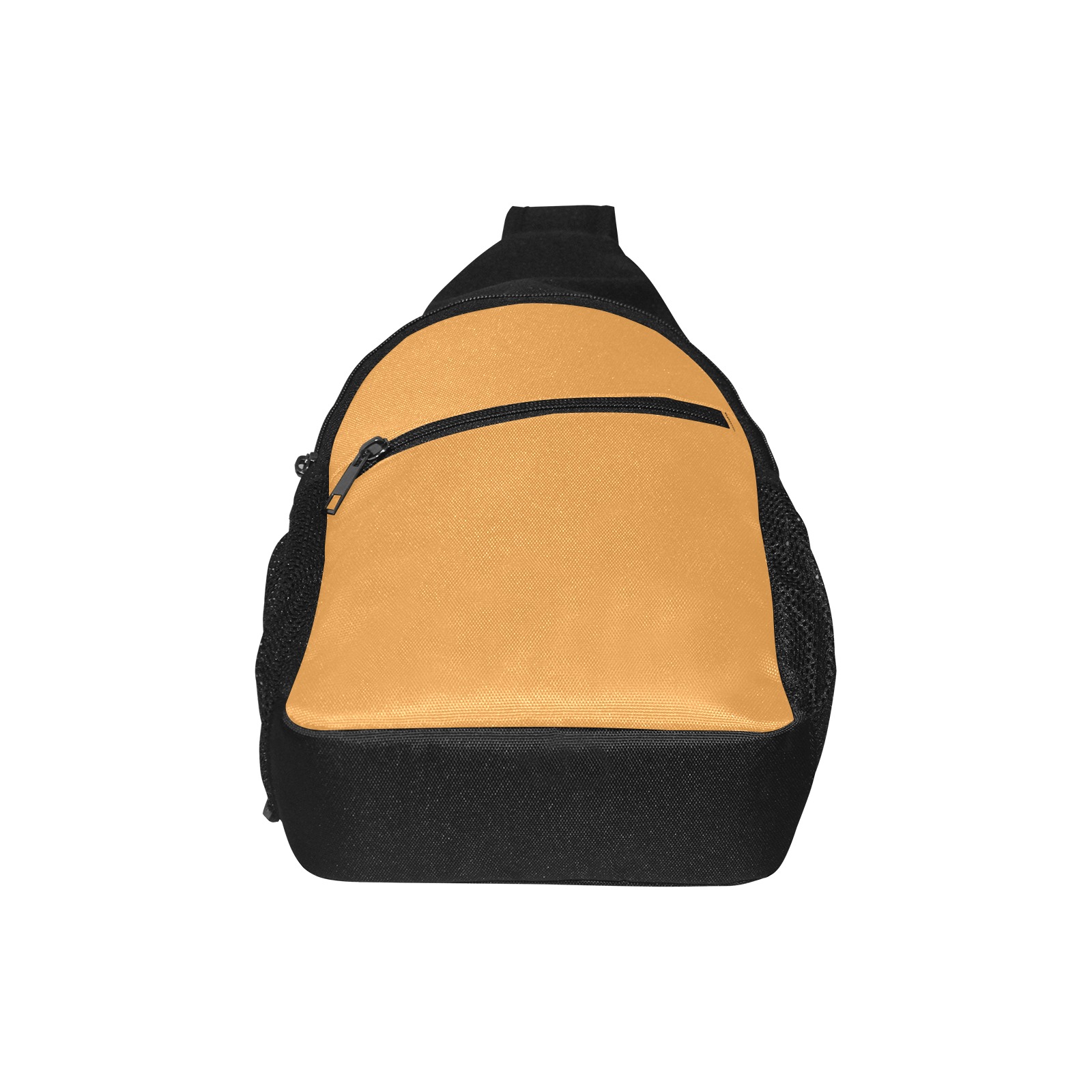 color butterscotch Chest Bag-Front Printing (Model 1719)