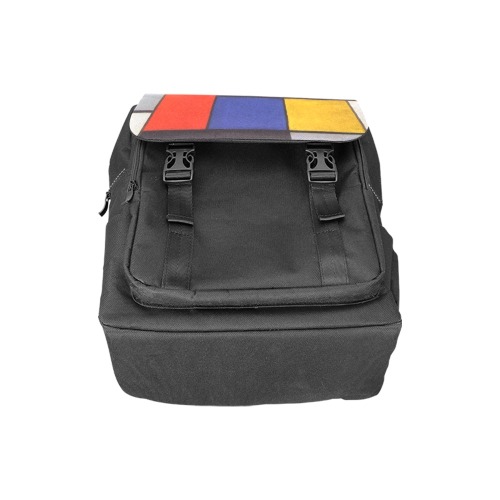 Composition A by Piet Mondrian Casual Shoulders Backpack (Model 1623)