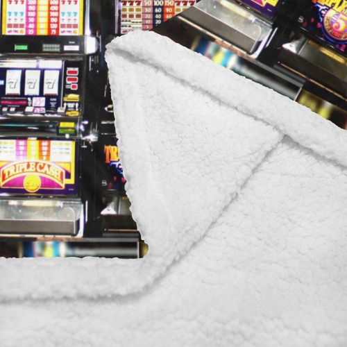 Lucky Slot Dream Machines Double Layer Short Plush Blanket 50"x60"