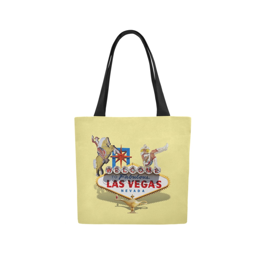 Las Vegas Welcome Sign Canvas Tote Bag (Model 1657)