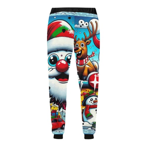 Christmas 2024 by Nico Bielow Men's All Over Print Sweatpants (Model L11)